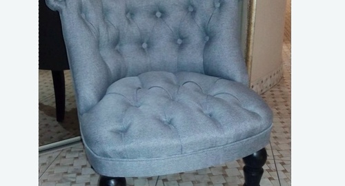 Обшивка стула на дому. Мариинский Посад